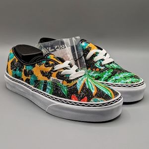 NEW Women's Vans Authentic Crayola Van Doren Multicolor Sneaker Shoes Size 5 5.5